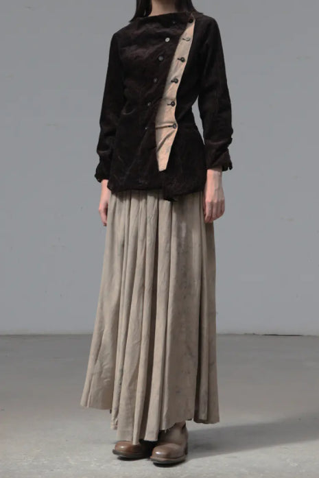 MUTEDANCE MD19FWTH01-10 Dyed silk skirt